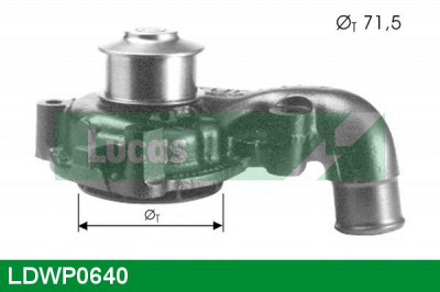 LUCAS ENGINE DRIVE ldwp0640 -  Водяной насос